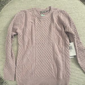 Blush colored sweater